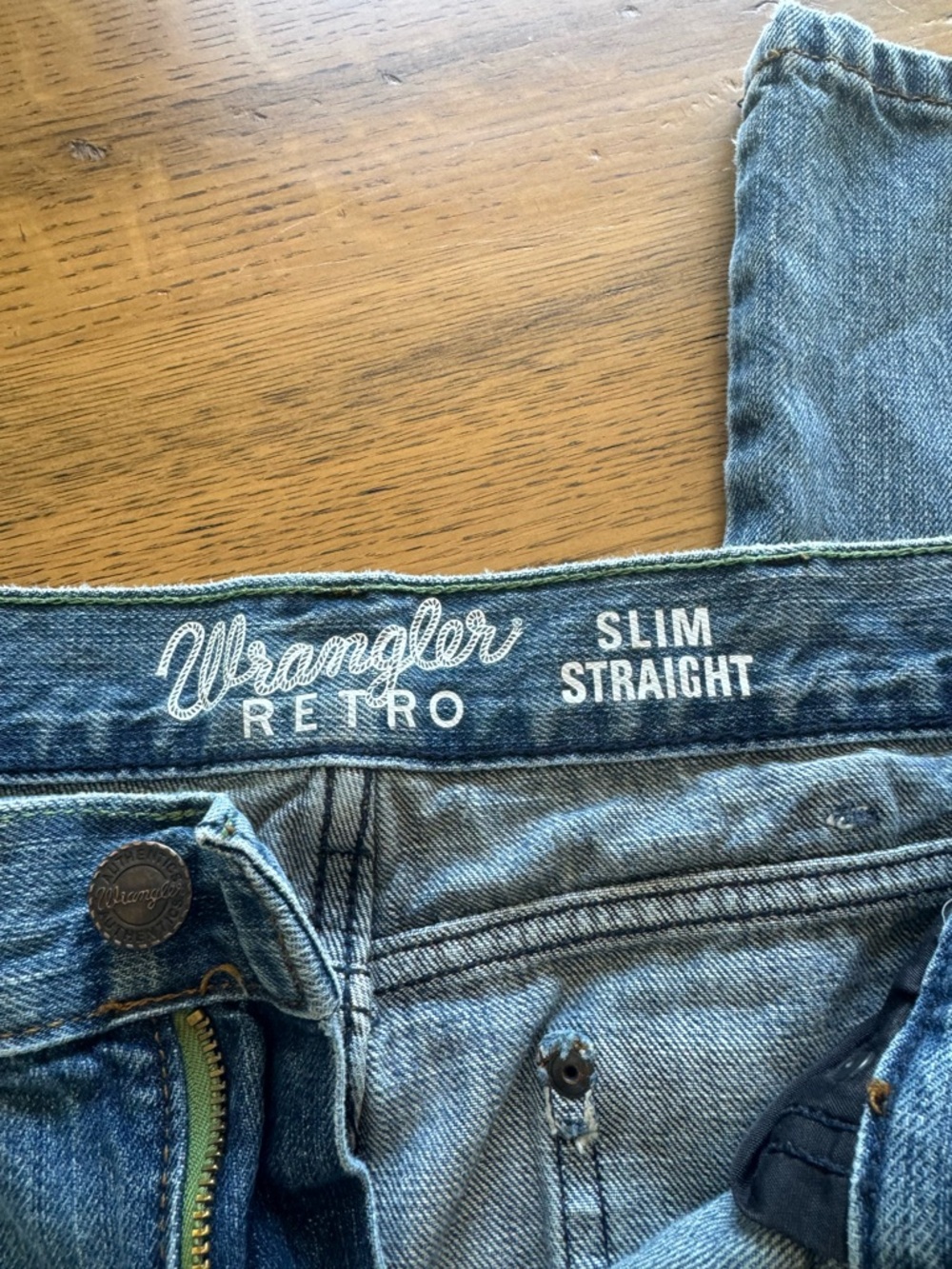 Wrangler Retro Slim Straight Men’s Jeans - Light Blue